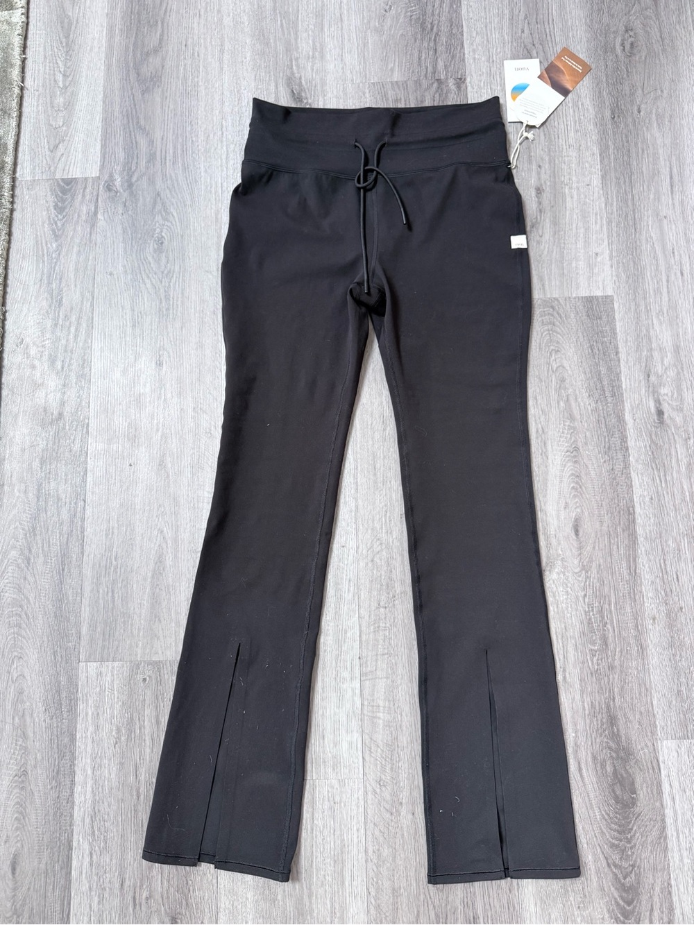 Vuori split flare Dark Brown Pants Large